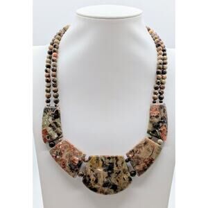 Desert Rose Trading 925 Sterling Silver Volcanic Quartzite Necklace - 114.8g